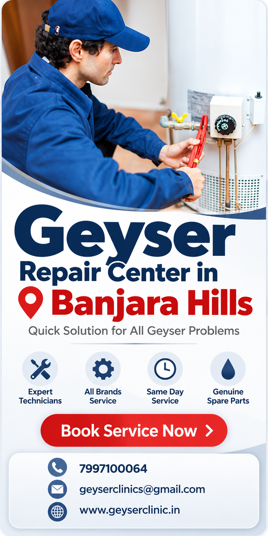Geyser repair center in Banjara Hills - GEYSER CLINIC