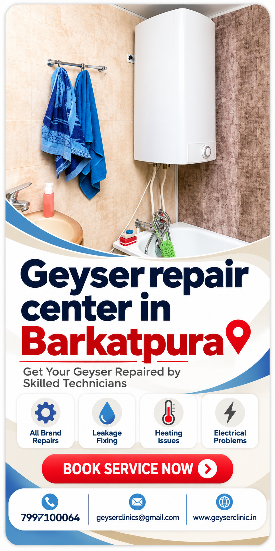 Geyser repair center in Barkatpura - GEYSER CLINIC