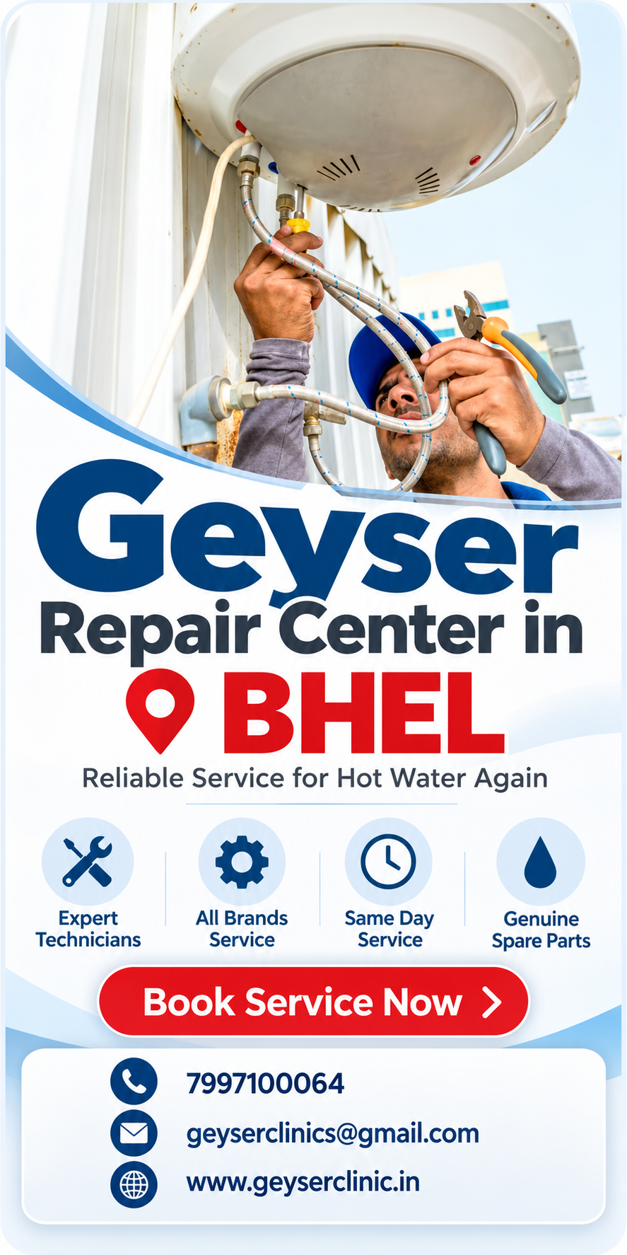 Geyser repair center in BHEL - GEYSER CLINIC