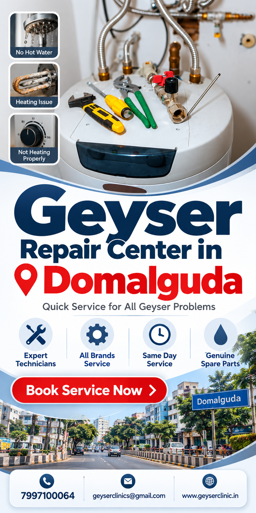 Geyser repair center in Domalguda – GEYSER CLINIC