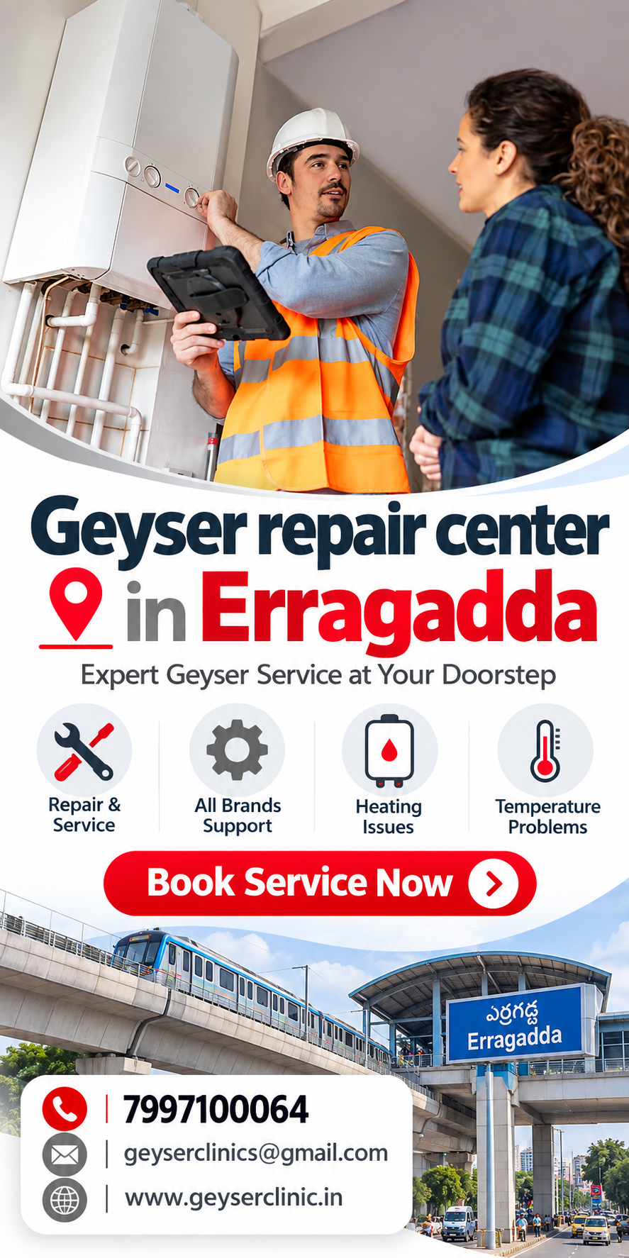 Geyser repair center in Erragadda – GEYSER CLINIC
