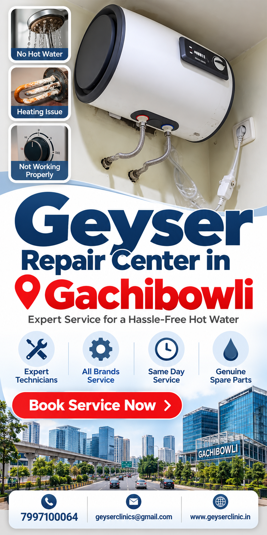 Geyser repair center in Gachibowli – GEYSER CLINIC