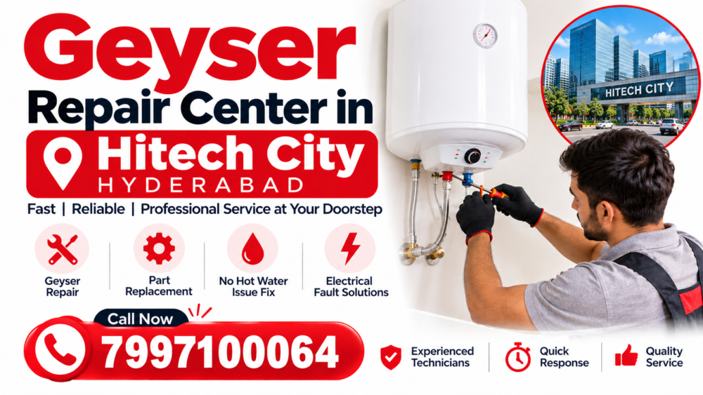Geyser repair center in Hitech City, Hyderabad – GEYSER CLINIC