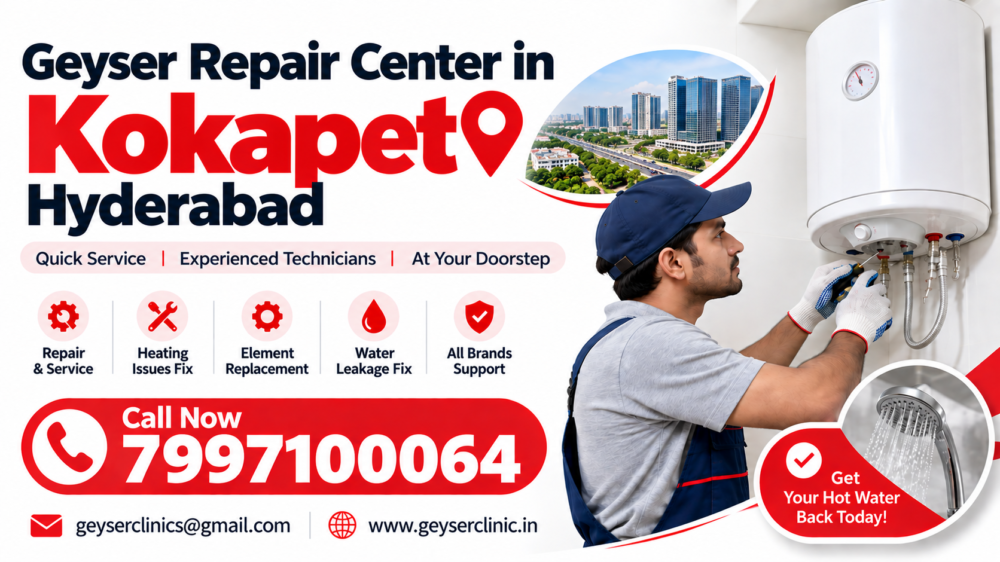 Geyser repair center in Kokapet, Hyderabad – GEYSER CLINIC
