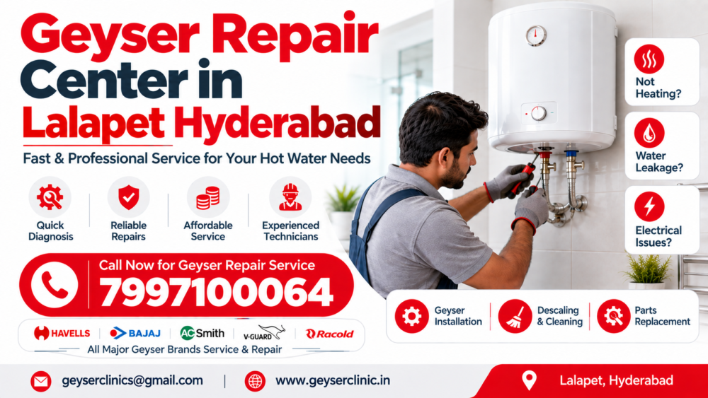 Geyser repair center in Lalapet, Hyderabad – GEYSER CLINIC