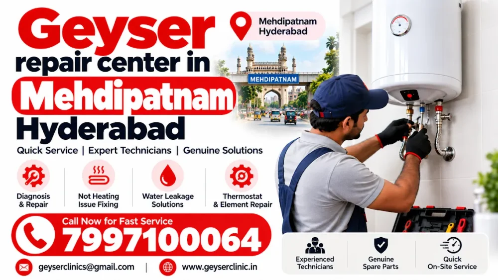 Geyser repair center in Mehdipatnam, Hyderabad – GEYSER CLINIC