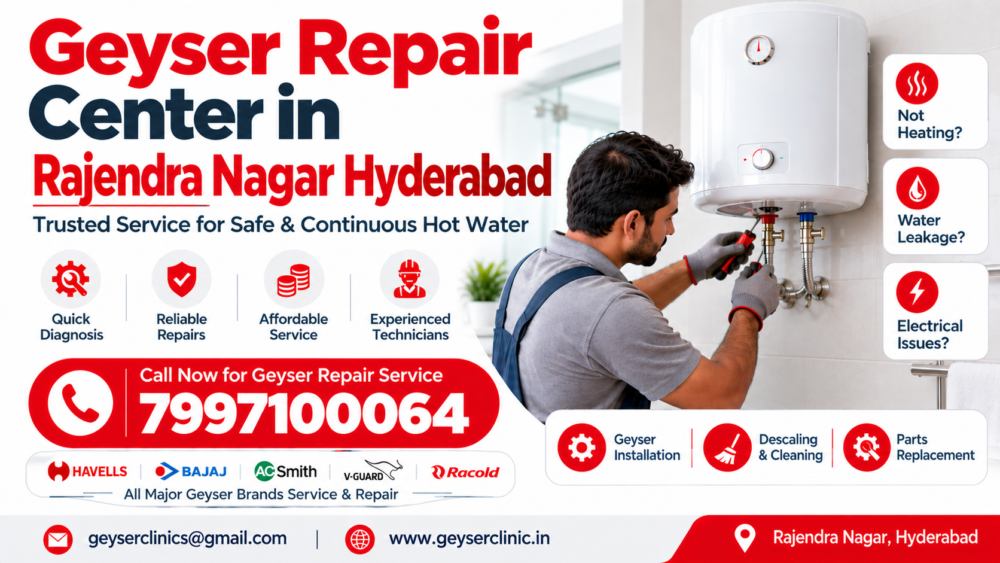 Geyser repair center in Rajendra Nagar, Hyderabad – GEYSER CLINIC
