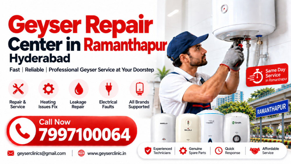 Geyser repair center in Ramanthapur, Hyderabad – GEYSER CLINIC