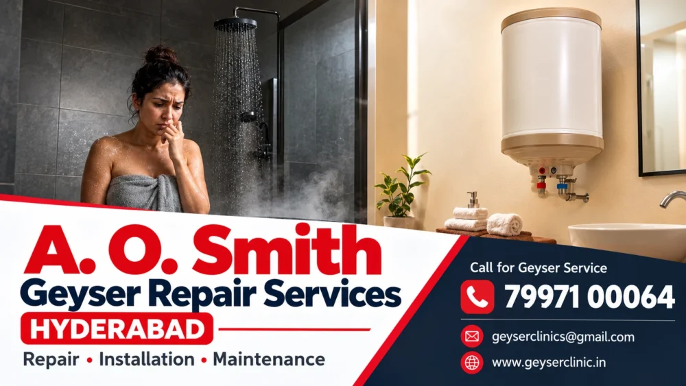 AO Smith geyser repair services in Hyderabad – GEYSER CLINIC