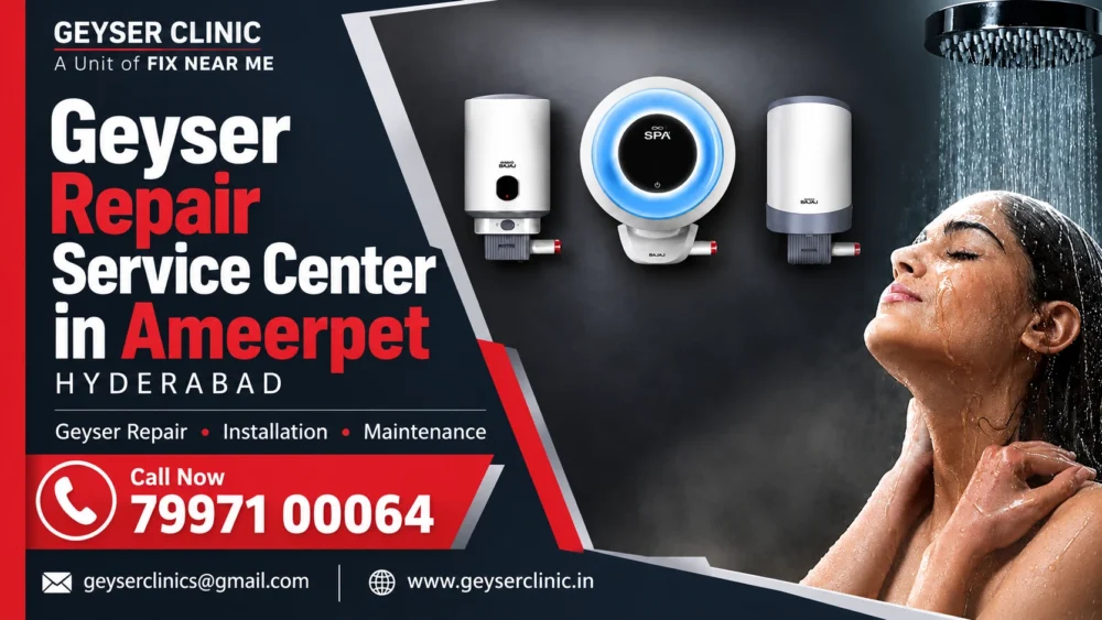 Geyser repair center in Ameerpet, Hyderabad – GEYSER CLINIC