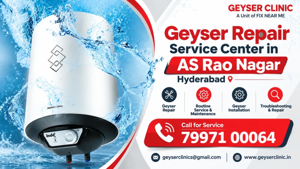 Geyser repair center in AS RAO Nagar, Hyderabad – GEYSER CLINIC