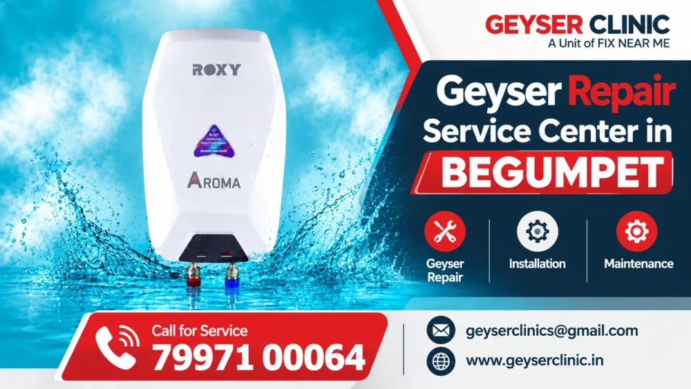 Geyser repair center in Begumpet, Hyderabad – GEYSER CLINIC