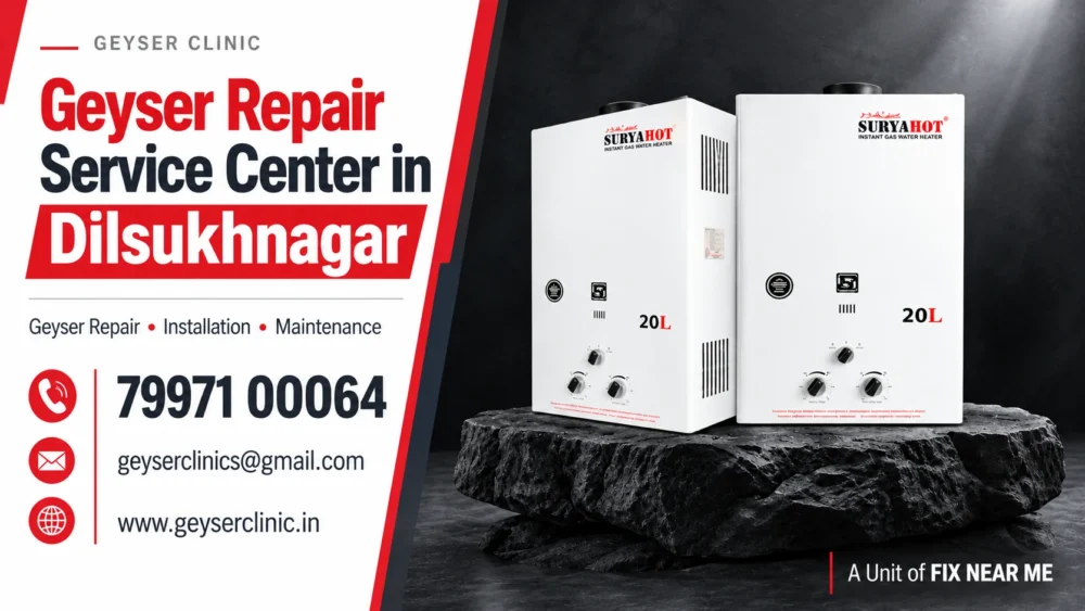 Geyser repair center in Dilsukhnagar, Hyderabad – GEYSER CLINIC