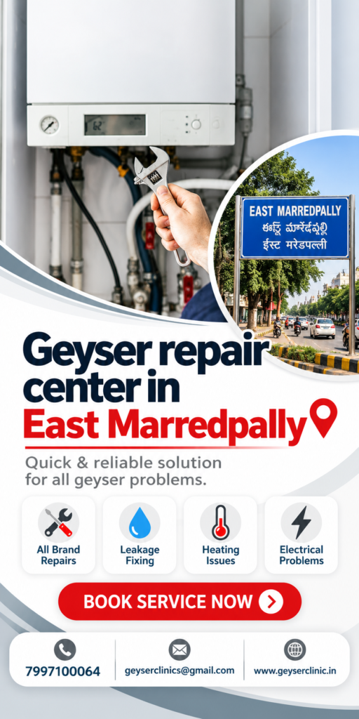 Geyser repair center in East Marredpally – GEYSER CLINIC