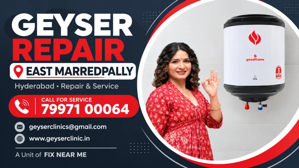 Geyser repair center in East Marredpally, Hyderabad – GEYSER CLINIC