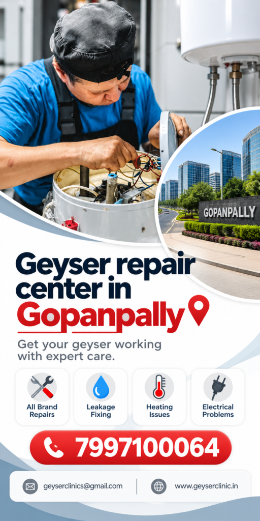 Geyser repair center in Gopanpally – GEYSER CLINIC