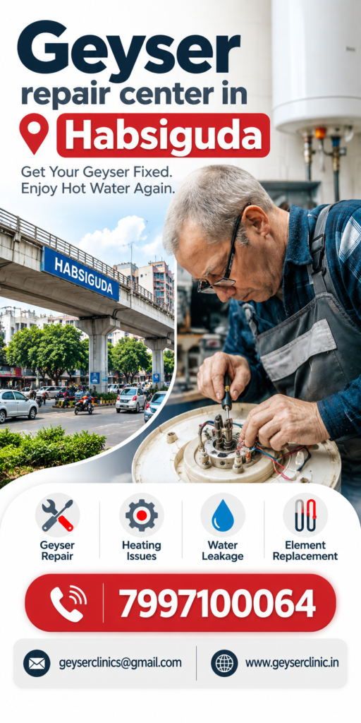 Geyser repair center in Habsiguda – GEYSER CLINIC
