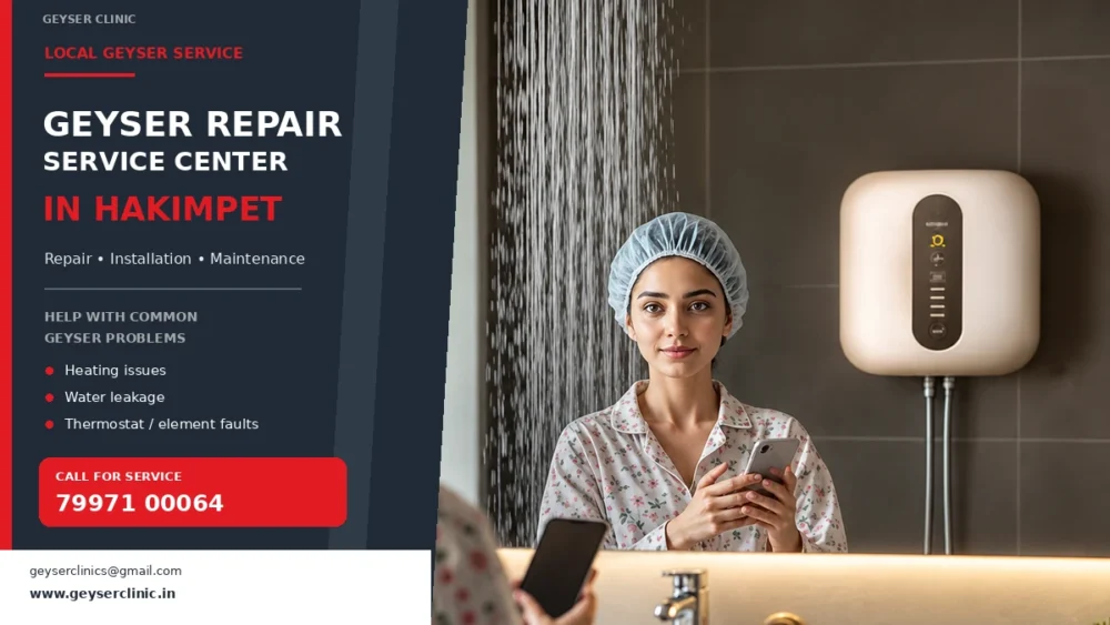 Geyser repair center in Hakimpet, Hyderabad – GEYSER CLINIC