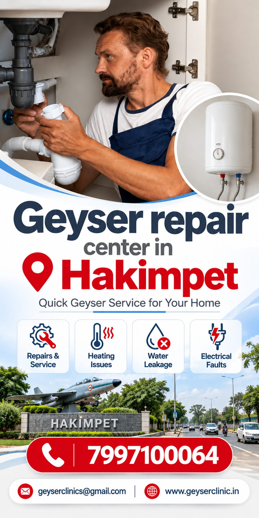 Geyser repair center in Hakimpet – GEYSER CLINIC