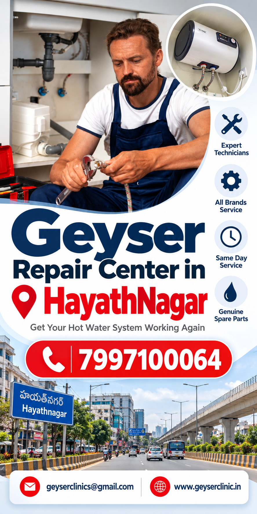 Geyser repair center in HayathNagar – GEYSER CLINIC