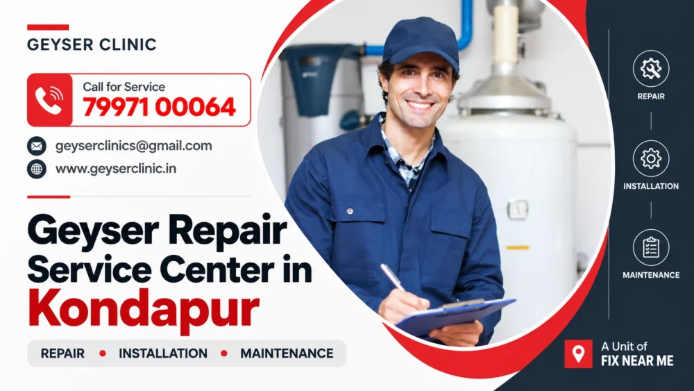 Geyser repair center in Kondapur, Hyderabad – GEYSER CLINIC