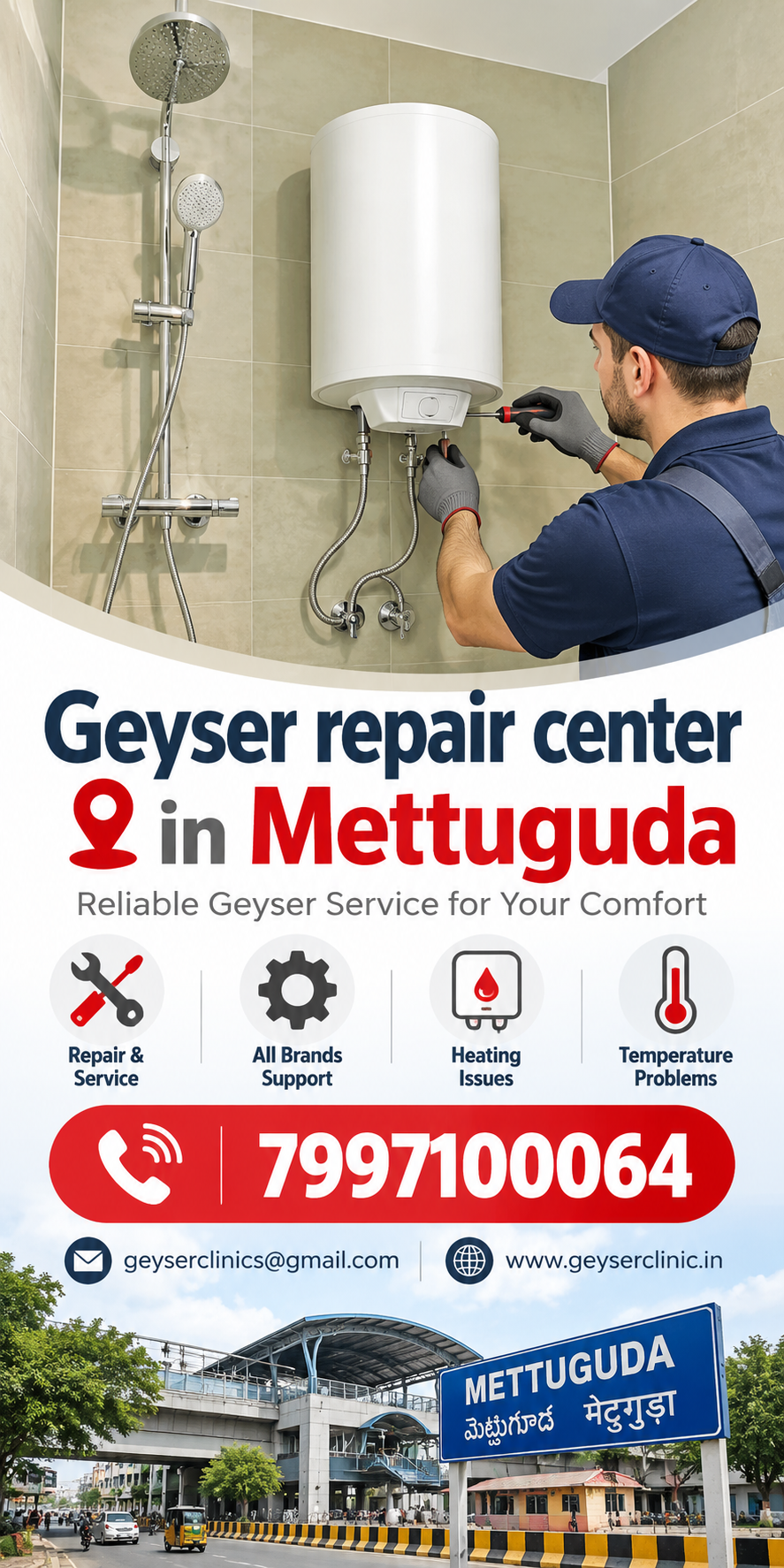 Geyser repair center in Mettuguda – GEYSER CLINIC