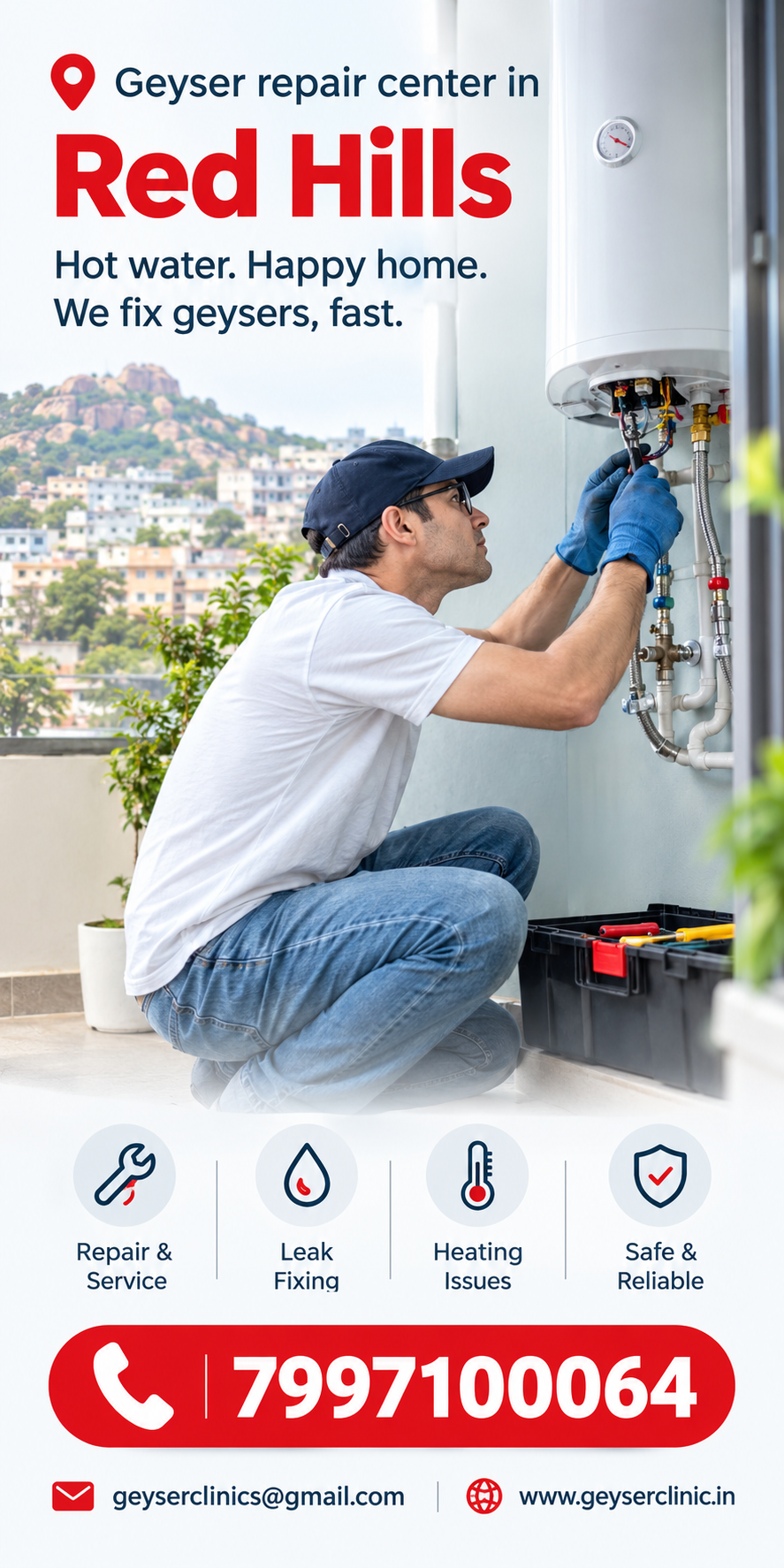 Geyser repair center in Red Hills – GEYSER CLINIC