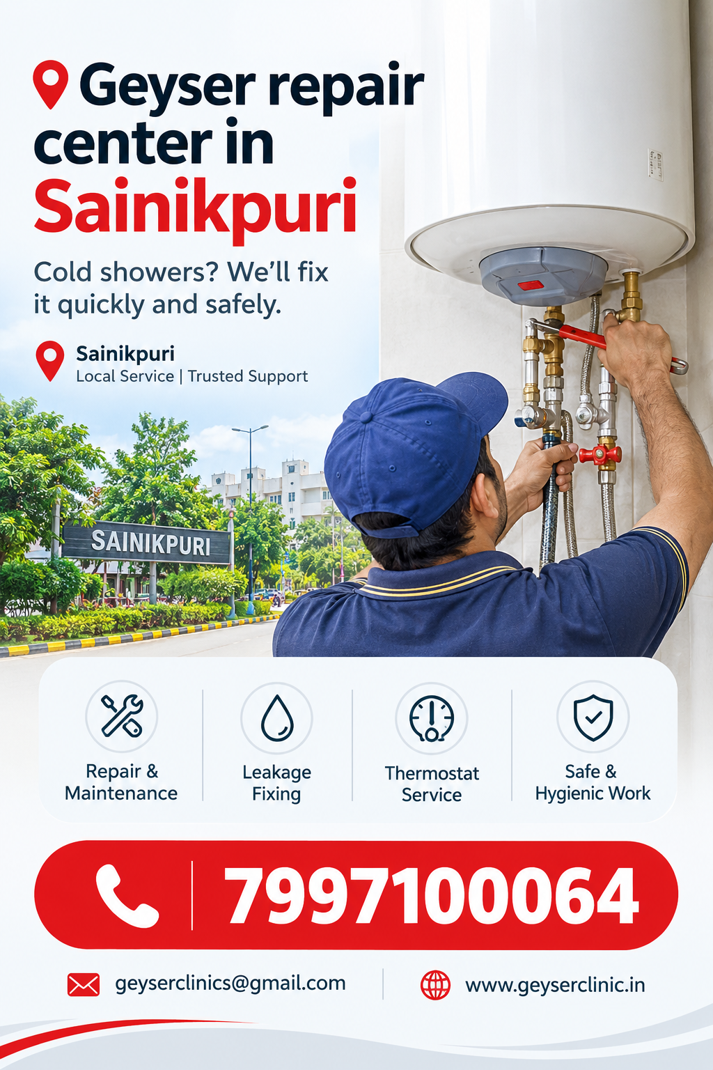 Geyser repair center in Sainikpuri – GEYSER CLINIC