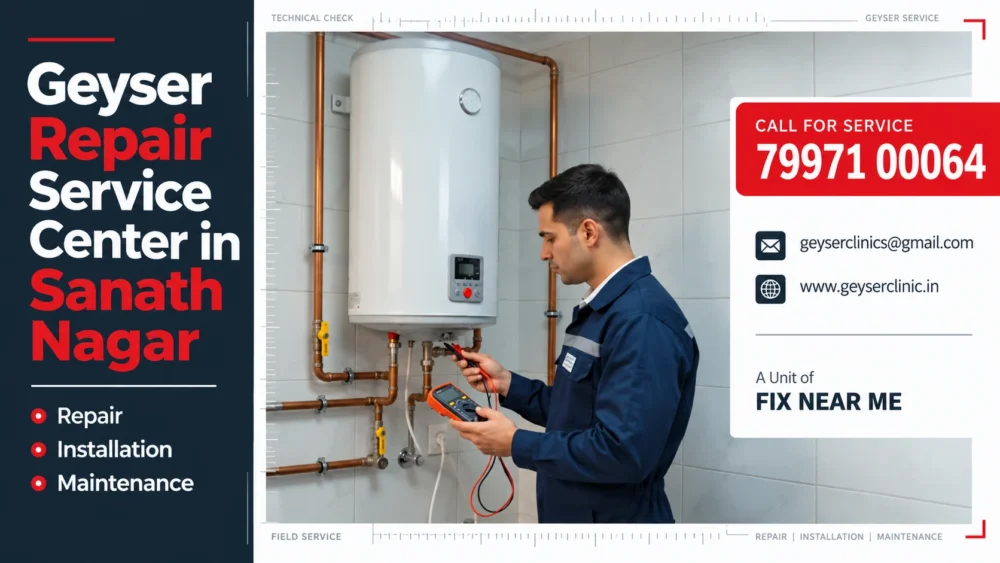 Geyser repair center in Sanath Nagar, Hyderabad – GEYSER CLINIC
