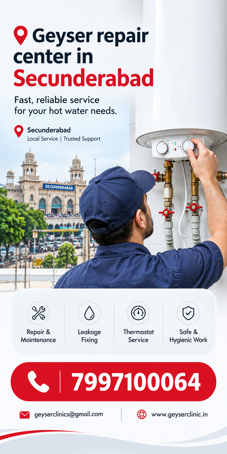 Geyser repair center in Secunderabad – GEYSER CLINIC