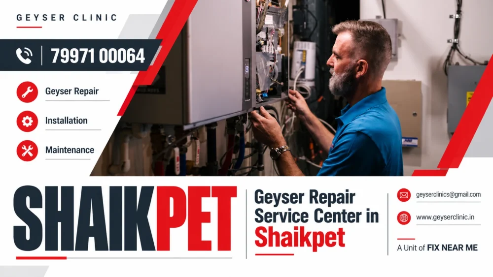 Geyser repair center in Shaikpet, Hyderabad – GEYSER CLINIC
