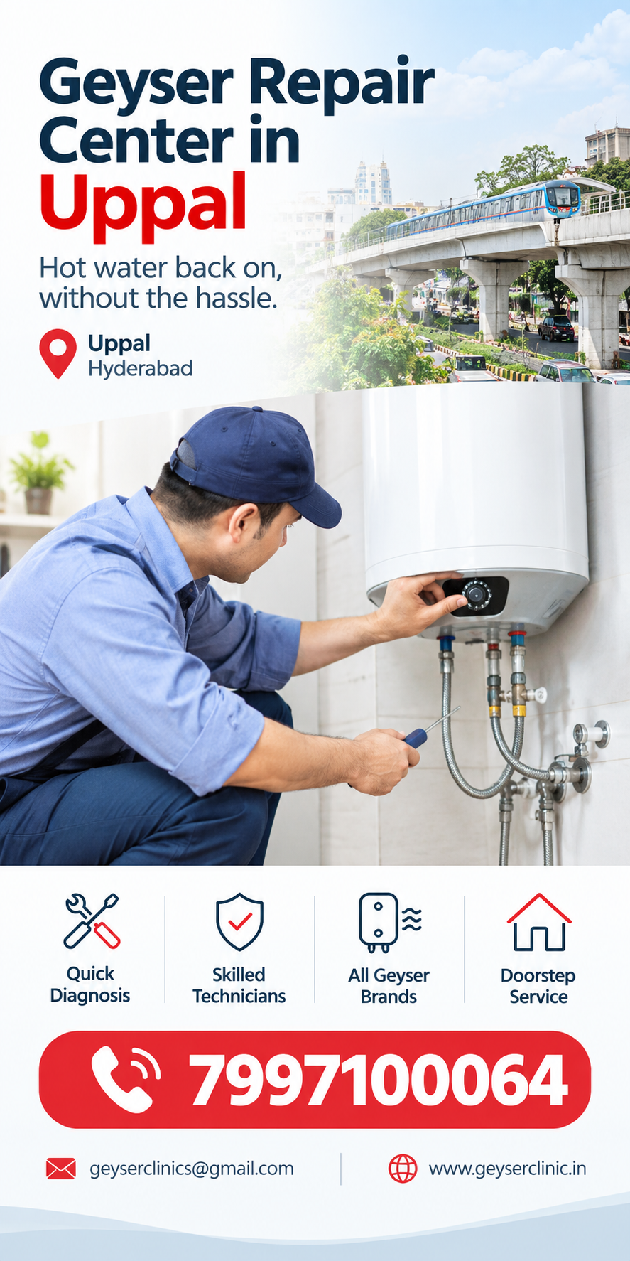 Geyser repair center in Uppal – GEYSER CLINIC