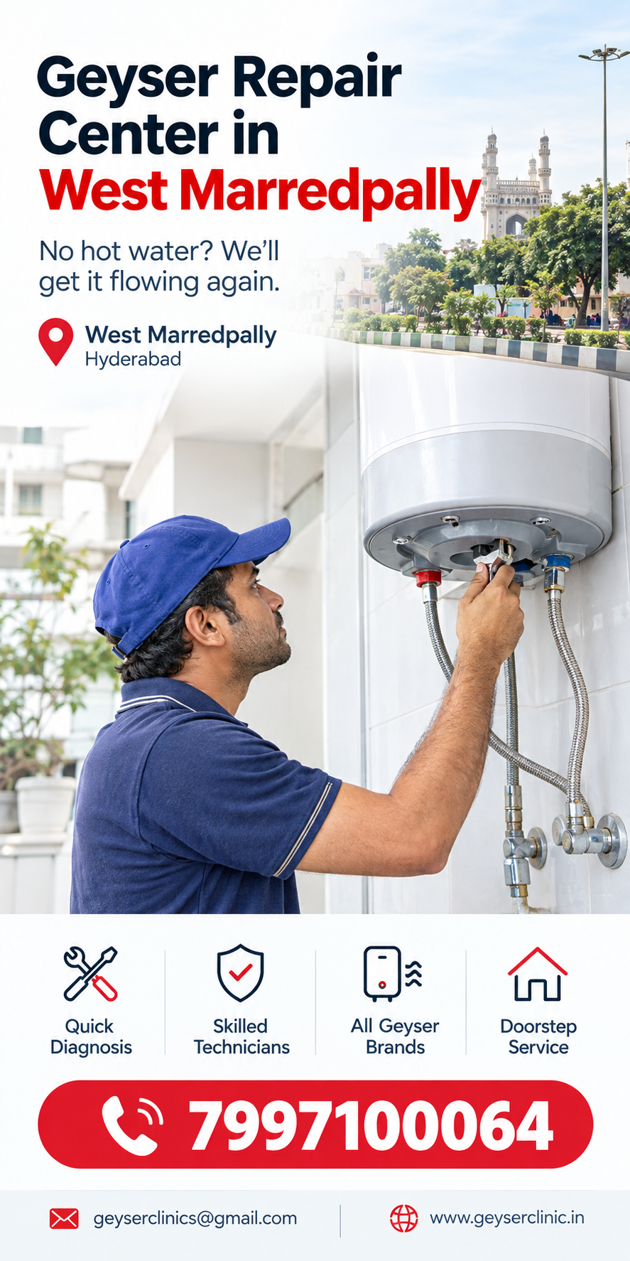 Geyser repair center in West Marredpally – GEYSER CLINIC