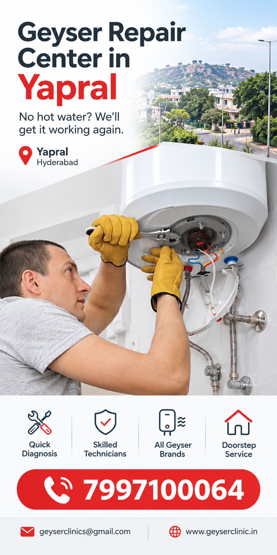 Geyser repair center in Yapral – GEYSER CLINIC
