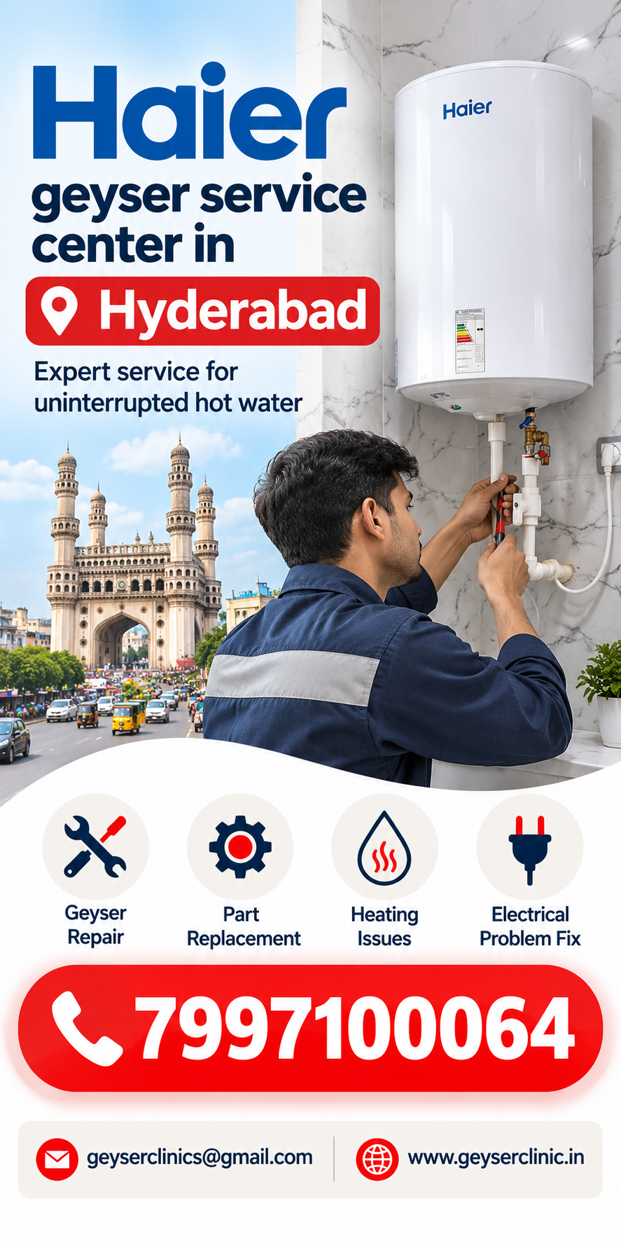 Haier geyser service center in hyderabad – GEYSER CLINIC